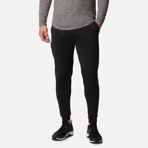 Columbia Mens Black Tie Waist Jersey jogger Pants Size Medium